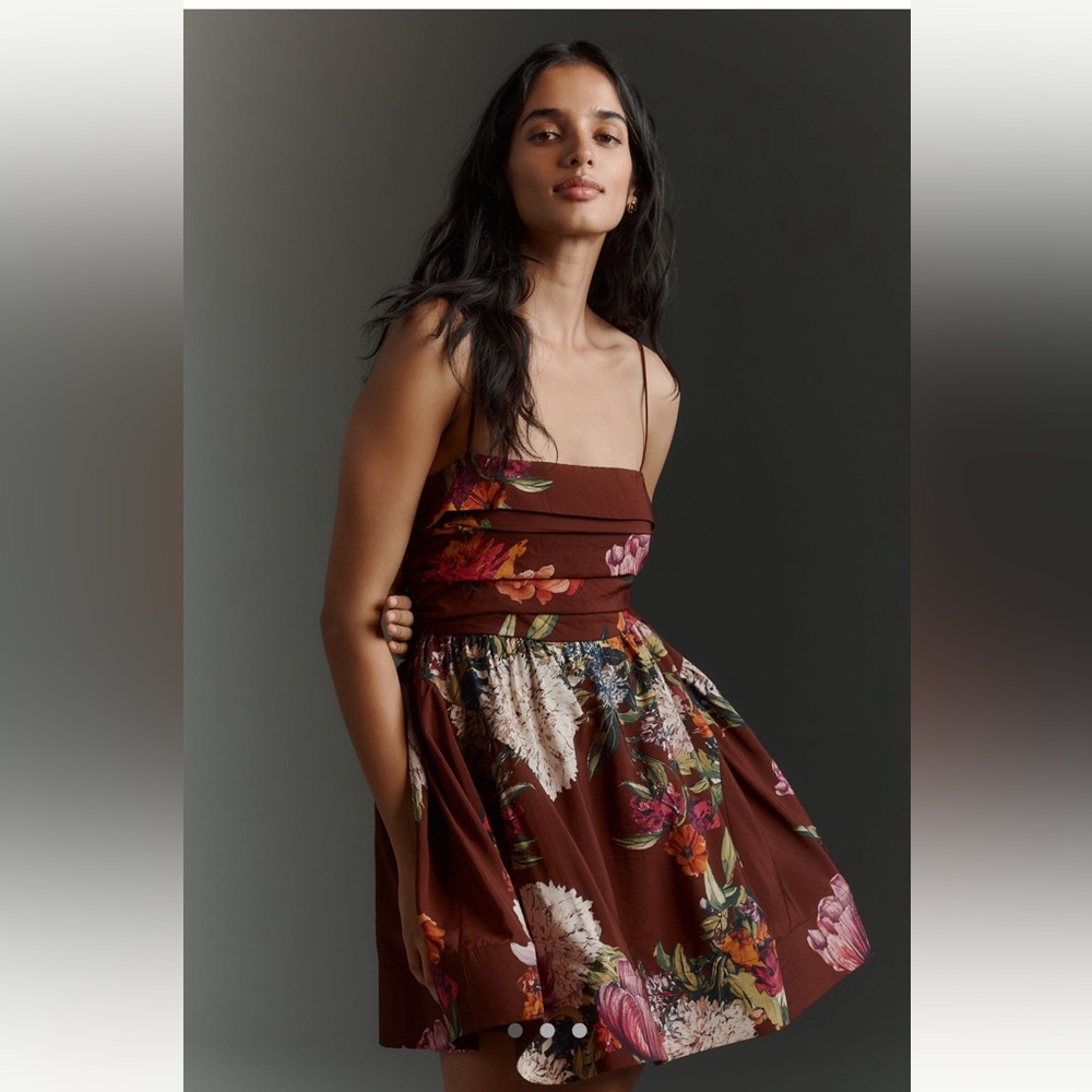 Anthropologie Maeve Sleeveless Fit and Flare Mini Dress